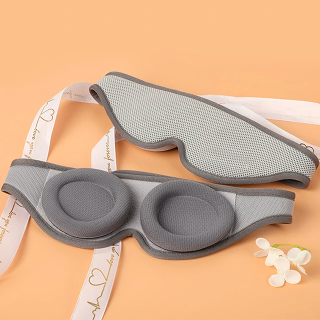 3D Sleep Eye Mask 100% Blackout Sleeping Mask Zero Eye Pressure Adjustable Eye Cover for Women Men Sleeping Aid Slaapmasker 5