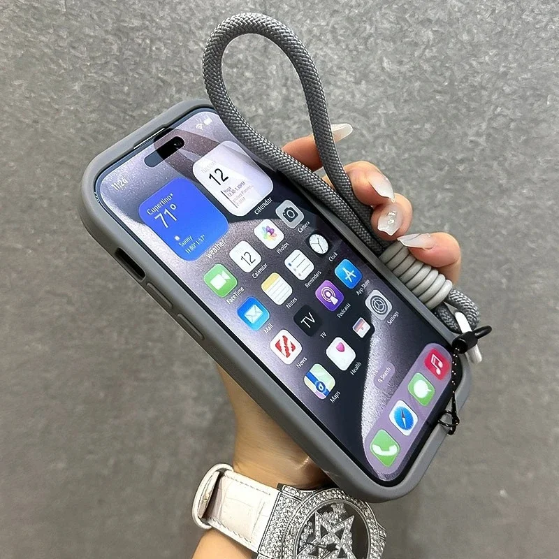 Premium Lanyard MagSafe Phone Case with Magnetic Holder & Bumper Cover
