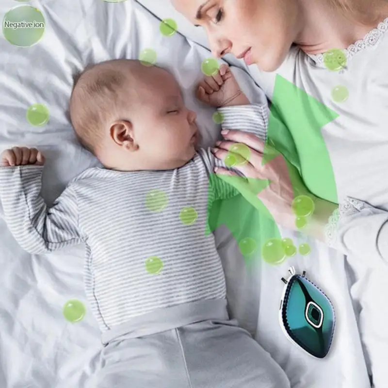 Mini USB Wearable Necklace Air Purifier Portable Household Anion Generator Remove Formaldehyde Negative Ion Air Freshener