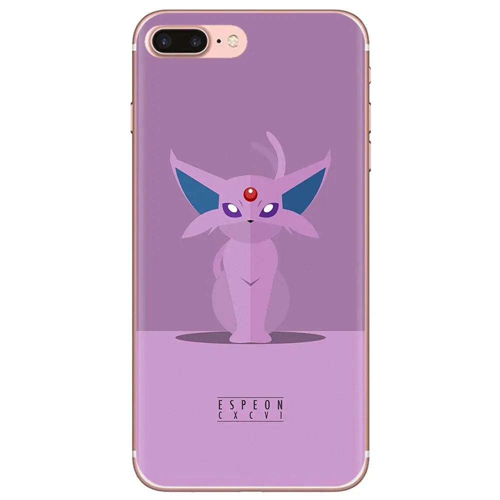 TPU Case Cover For Meizu M6 M5 M6S M5S M2 M3 M3S NOTE MX6 M6t 6 5 Pro Plus U20 cute cartoon anime espeon meizu phone case with stones craft Cases For Meizu