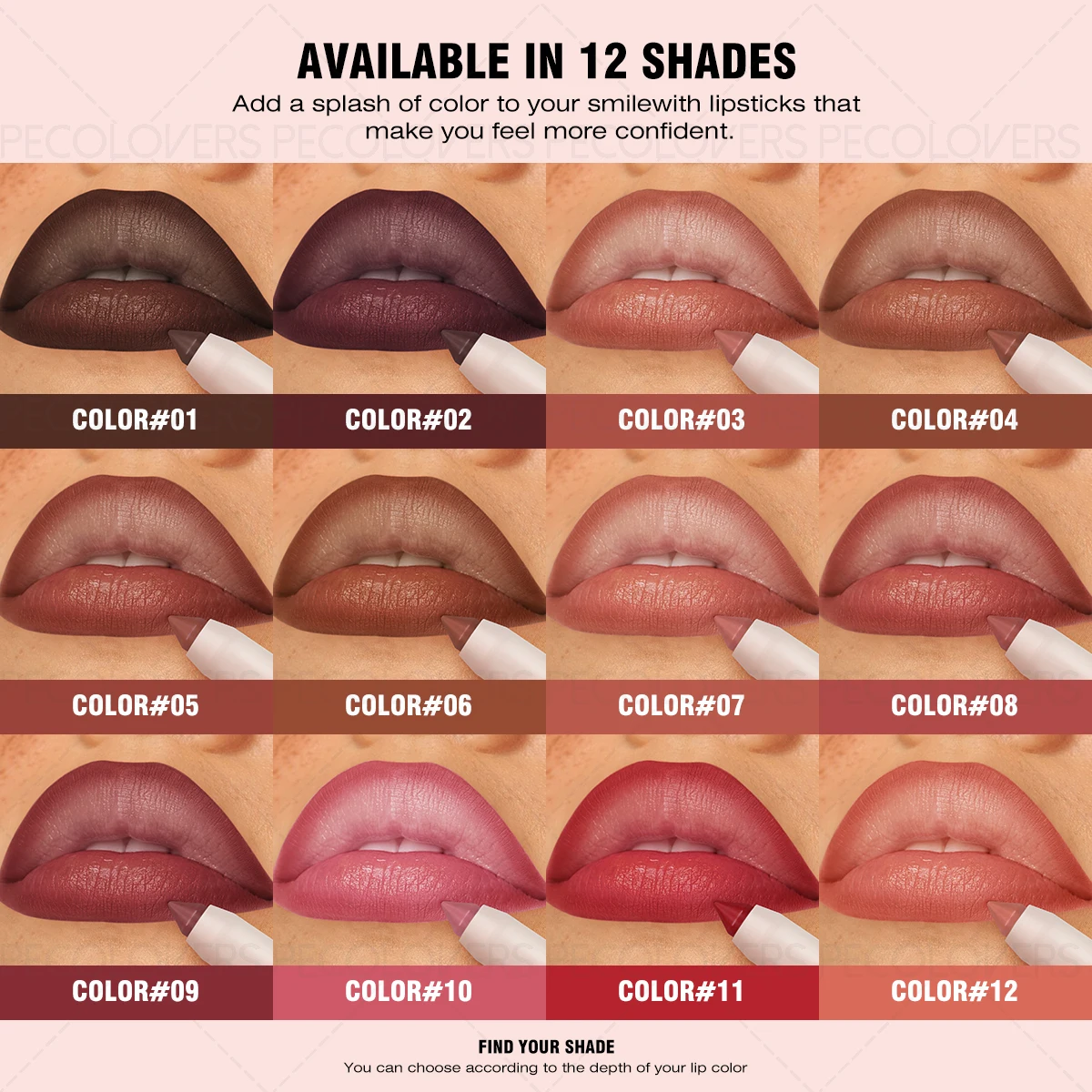 Lip Liner, Depicts Lip Contours, Plumps Lips, Suitable for A Variety of Makeup Looks, Waterproof, Lip Cosmetics - 2