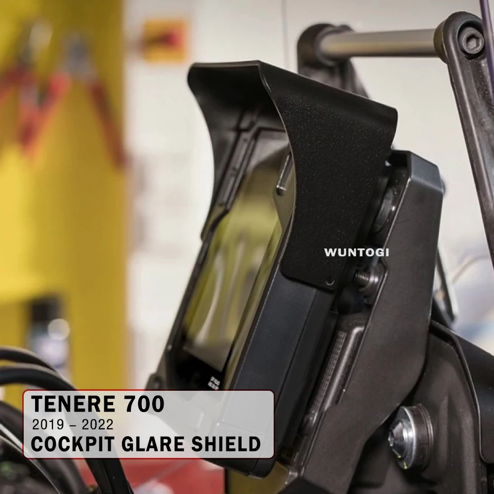 Tenere 700 Accessori Per Yamaha Tenere700 Tenere 7 T7 2019-2022 Cockpit Glare Shield Tft Glare Shield Instrument Hat Visiera Parasole