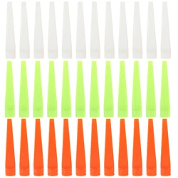 50pcs Tees Plastic Unbreakable Golf Tees Bulks Flat Wedge Tees Training Equipment Supplies Accessories(Random Color)