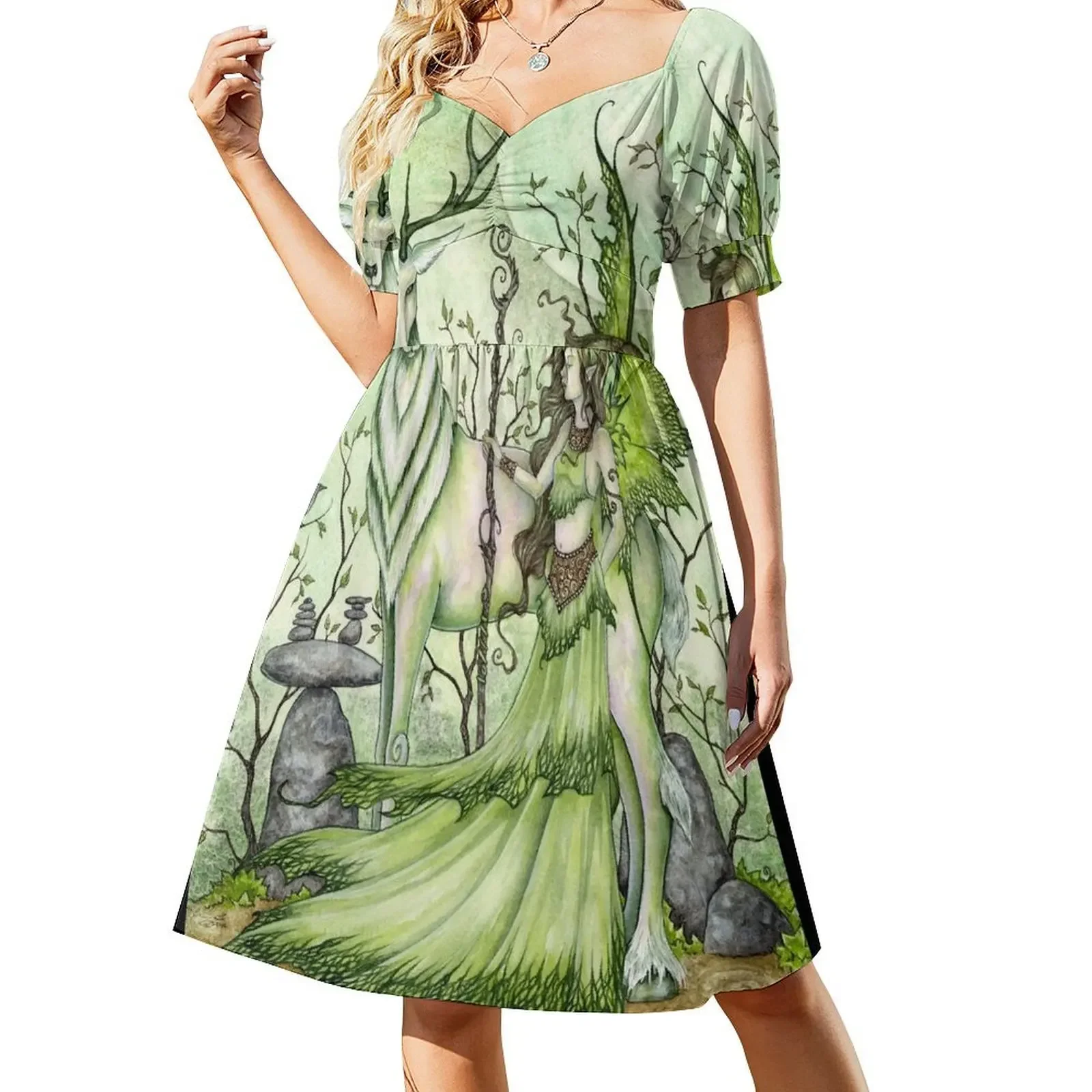 thumbnail image 1 of Vestido sin mangas Guardian vestidos estilo coreano Vestido femenino Vestido, 1 of 8