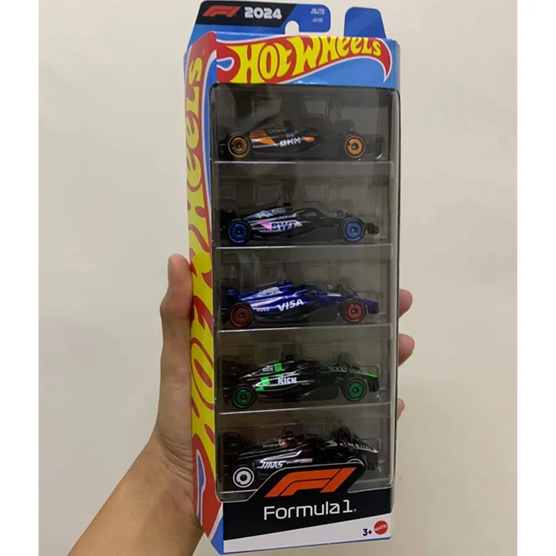 Mattel Hot Wheels X Formula 1 1/64 5 Packs Moneygram Haas F1