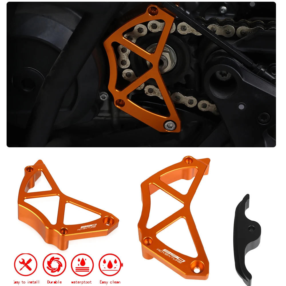 

Motorcycle Sprocket Chain Guard Cover Case Saver for KTM 890 790 Adventure Adv R 790 890 Duke 2018 2019 2020 2021 2022 2023