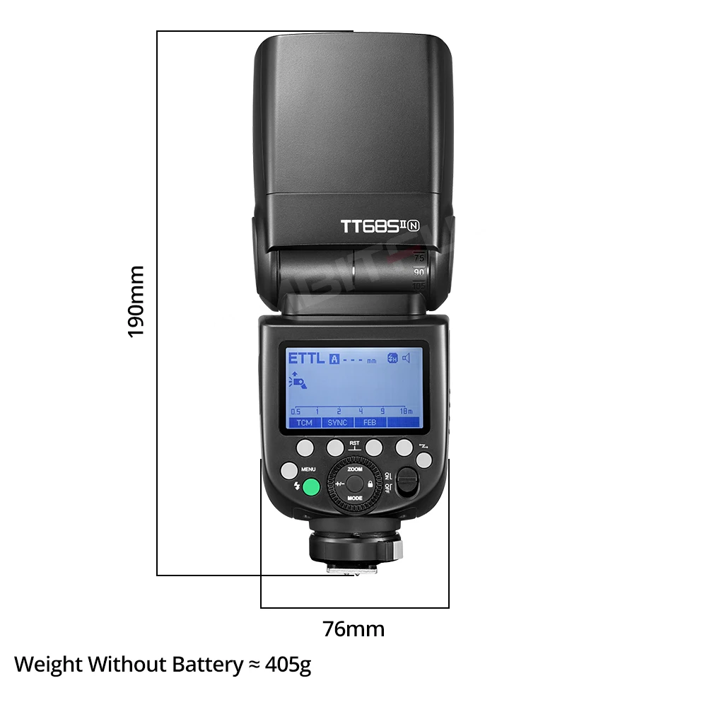 GODOX TT685II Camera Flash Light TTL 2.4G HSS 1/8000s GN60 Wireless Speedlite TT685 II for Canon Nikon Sony Olympus Fuji 2