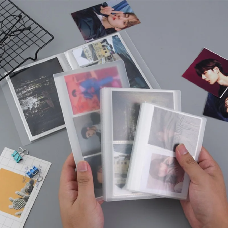 80/160 Tasche Transparen Photo Film Album Storage Book Per Fujifilm Instax Wide 300 210 Film 5 Pollici Foto