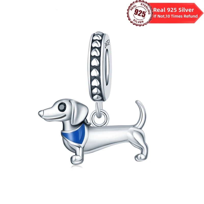 925 Sterling Pandora Dachshund Dog Charms Sausage Dog Pandora Outlet