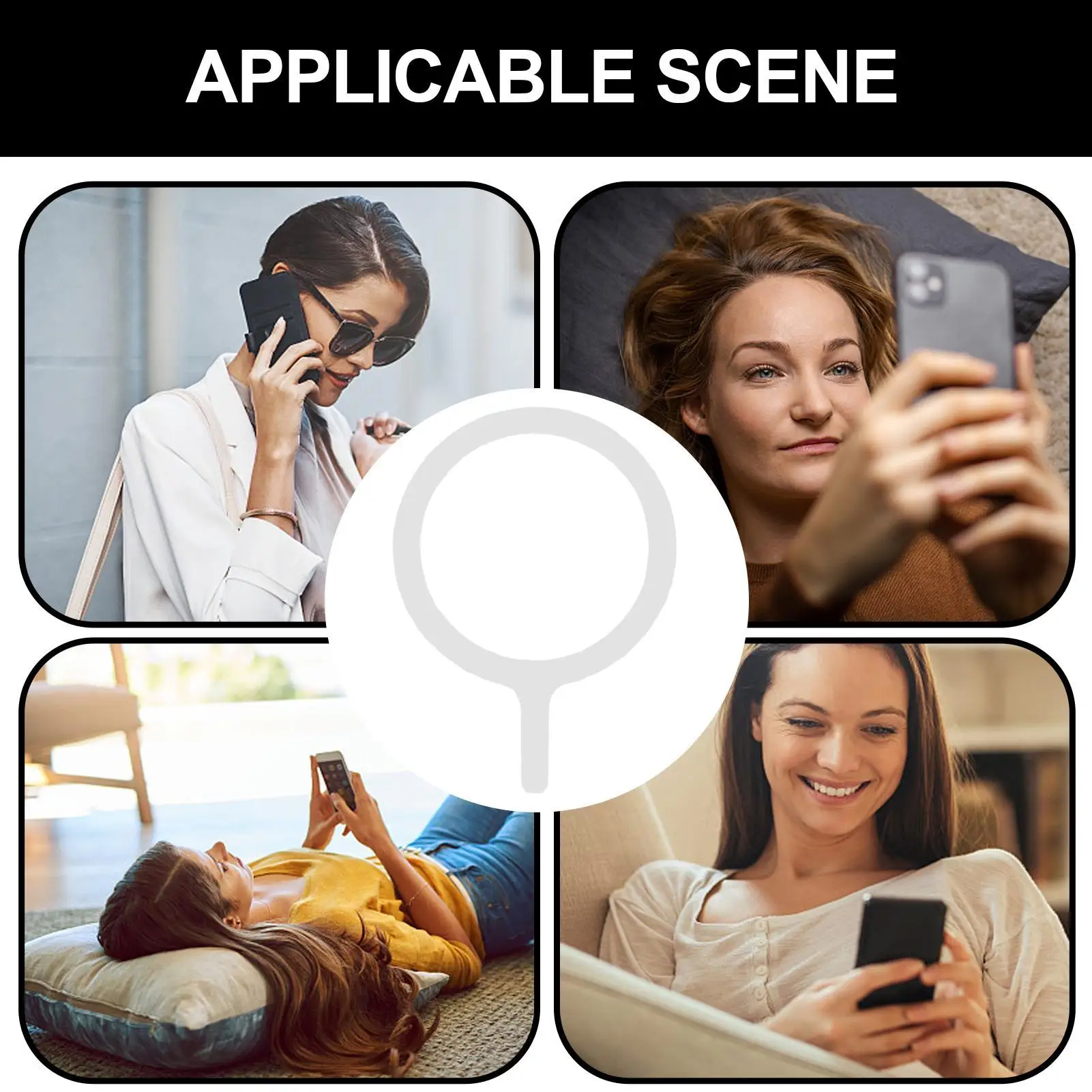 Phone Magnet Ring Magnet Strip (black) - Image 5