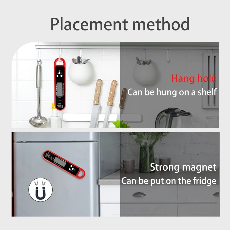 Precision Instant Read Digital Meat Thermometer with Calibration Feature