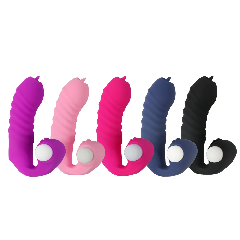 Cover Vibrator Finger Tongue Licking Massager Sex Toys for Women G Spot Orgasm Clitoris Stimulate Couple F_voghion.com