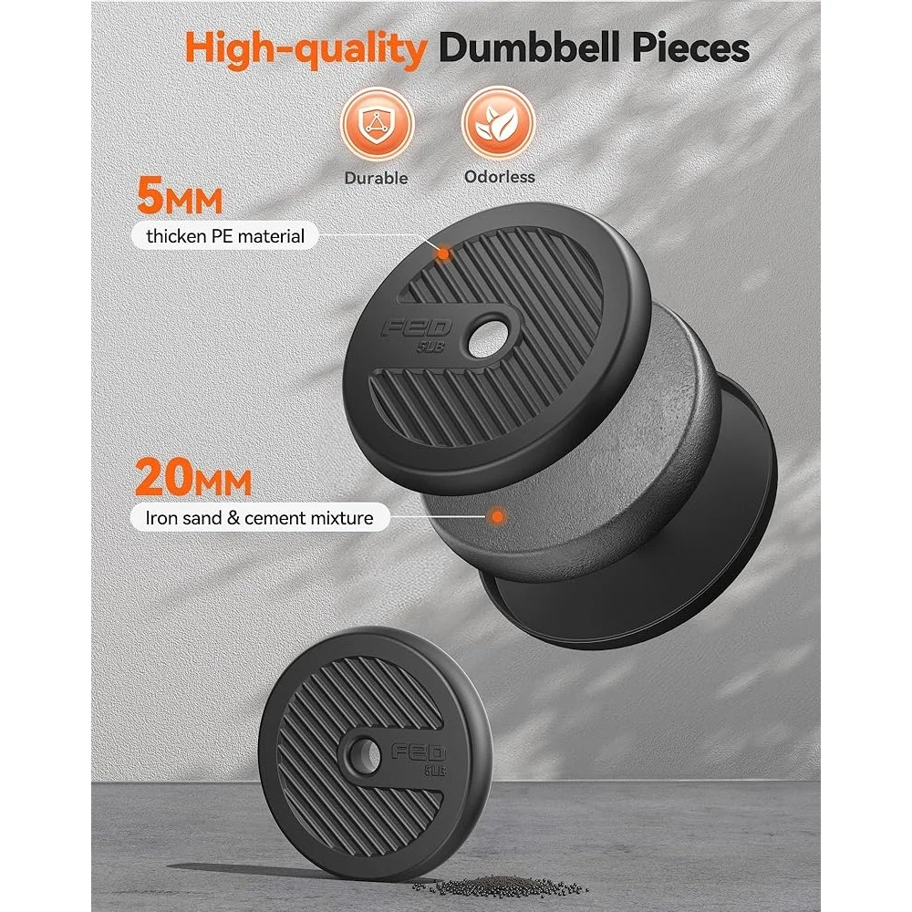 5-in-1 Adjustable Dumbbells 5