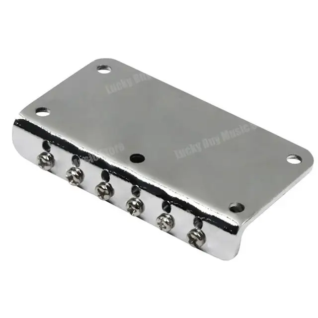 PONTE TREMOLO DOUBLE LOCKING PER CHITARRA ELETTRICA CROMATO TIPO FLOYD Rose Frt - Foto 3