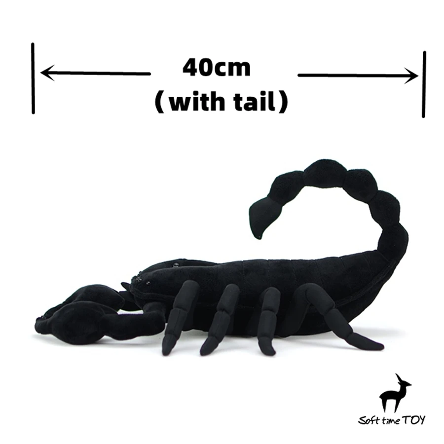 Emperor Scorpion High Fidelity Anime Cute Plushie Scorpion Plush Toys Lifelike Animals Simulation Stuffed Doll Kawai Toy Gifts F 2