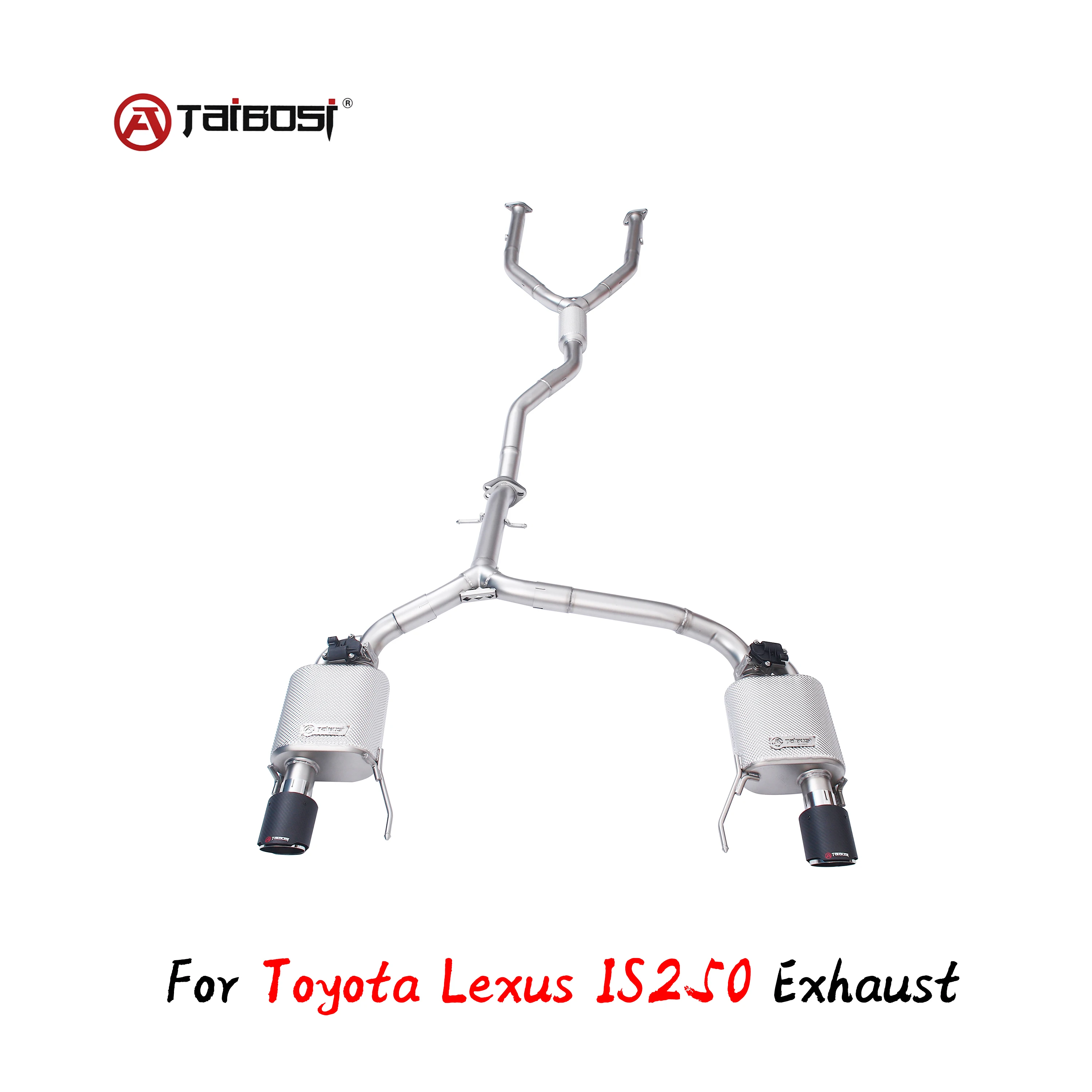 ForToyotaLexusIS250ExhaustCatbackTaibosiPerformanceElectricl