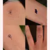 6pcs Waterproof Temporary Tattoo Sticker Minimalist Tattoo Pattern Personality Fake Tatoo Women Men Disposable Tattoo Stickers 2