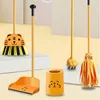 Children's Cleaning Toy Simulation Mini Sweeping Broom Set Baby Kindergarten Mop Dustpan Kids Play House Housework Suit 2