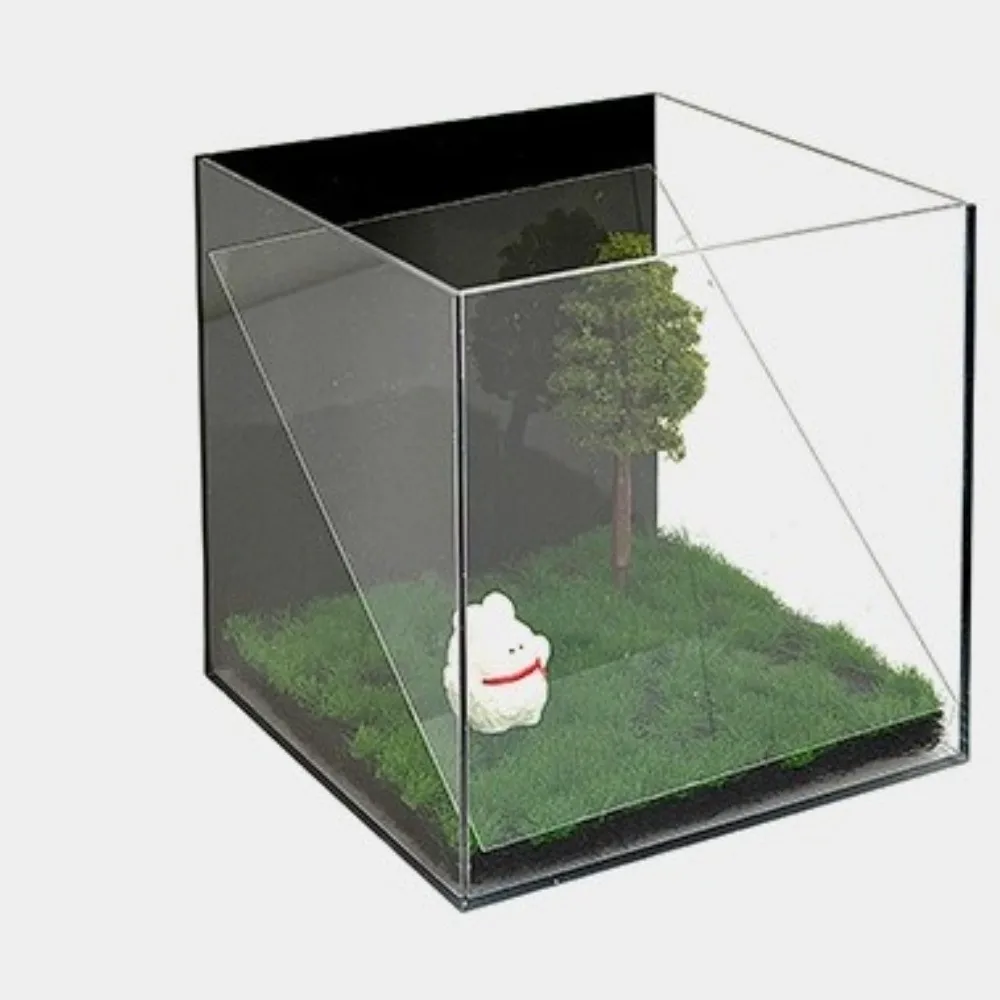 아크릴 애완동물 홀로그램 프로젝션 디지털 하우스 3D 애완동물 프로젝션 기념품 도구 고양이 프로젝션 박스 애완동물 기념품