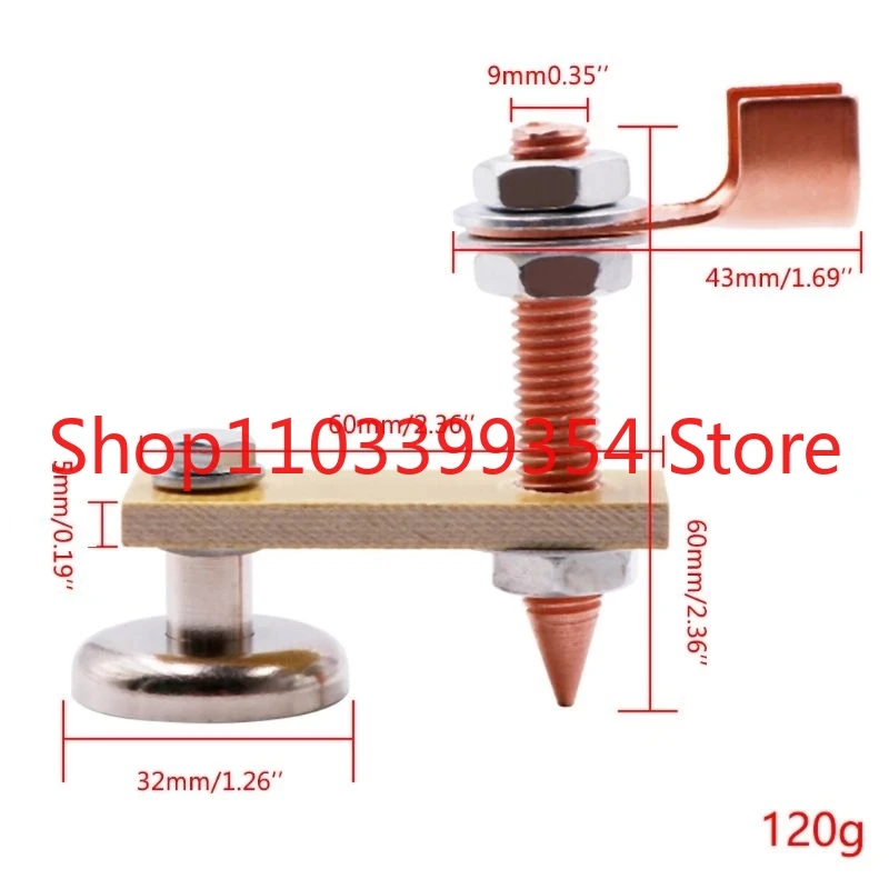 Saldatrice Di Supporto Per Saldatura Magnetica, Connettore A Terra Connettore Spotter Strumenti Per Spotter Per Carrozzeria Automatica