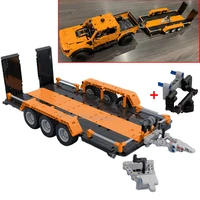 NEW F150 Raptor Car Trailer 42126 Technical Tow Truck Model Building Blocks Educational Kids Assemble Bricks Toy Christmas Gift 1