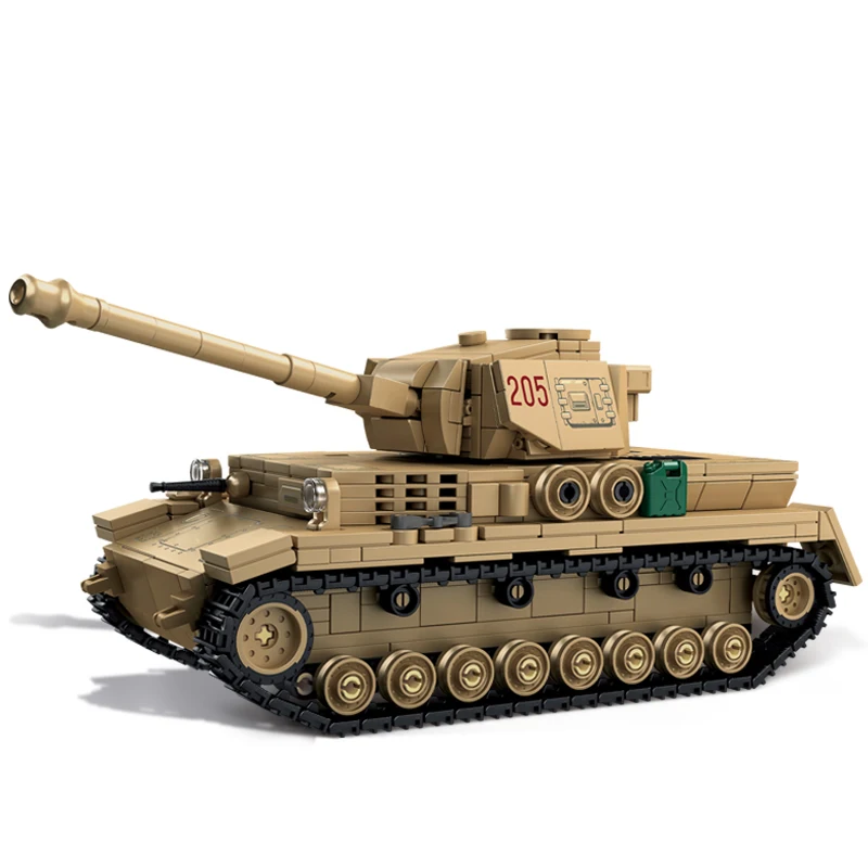 WW2 Military Half-Tracked Vehicle Building Block Set