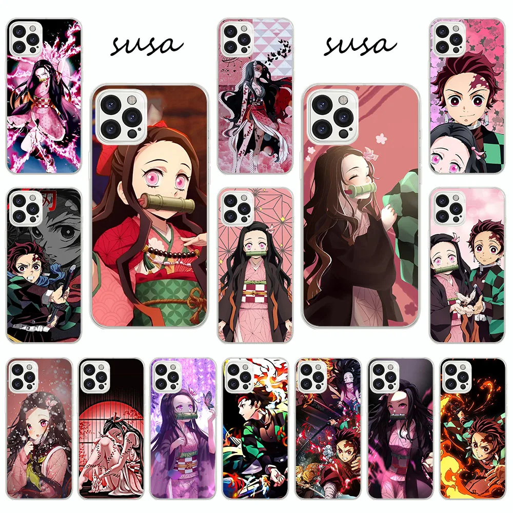 Custodia Morbida Per Infinix Gt 10 Hot 12I 30 30I Nfc Note 12 30 Zero 20 30 Vip Pro Lk-49 Nezuko Tanjiro
