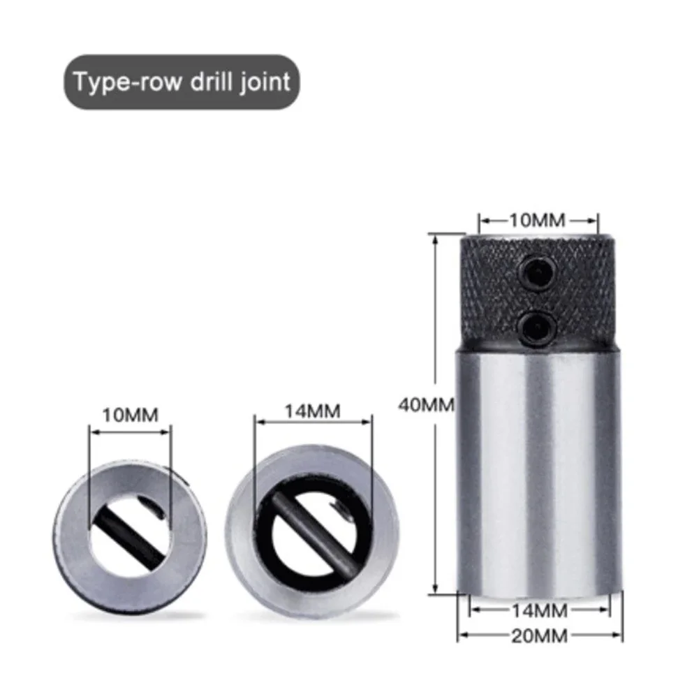 Description Picture 4 of itemSockets Woodworking Drill Row Cross Sleeve Clamp Drill Base Tungsten Steel Drilling Rig Collet Chuck Power Tool Workshop Parts