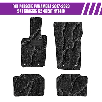 Tappetini per auto per Porsche panamera 971 4 posti Hybrid 2017-2023 Telaio G2 Auto-Specific Fit Tappetino per auto Accessori interni