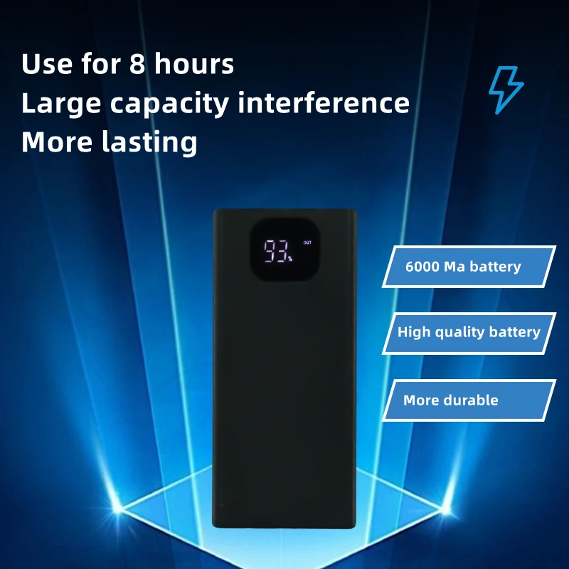 Anti-spy Voice Recording Blocker Interference Phone/Camera Sound Record, Prevent Digtal Voice Recorder Ditachphone Jammer Remote