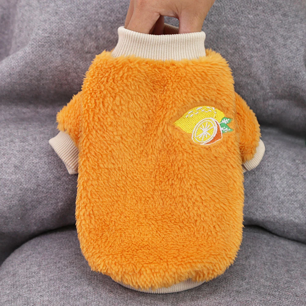 Pet Clothes Winter Warm Pullover Soft Fleece Pet Clothes For Small Dogs Puppy Cat Chihuahua Vest French Bulldog Costume Yorkie Pug Jacket