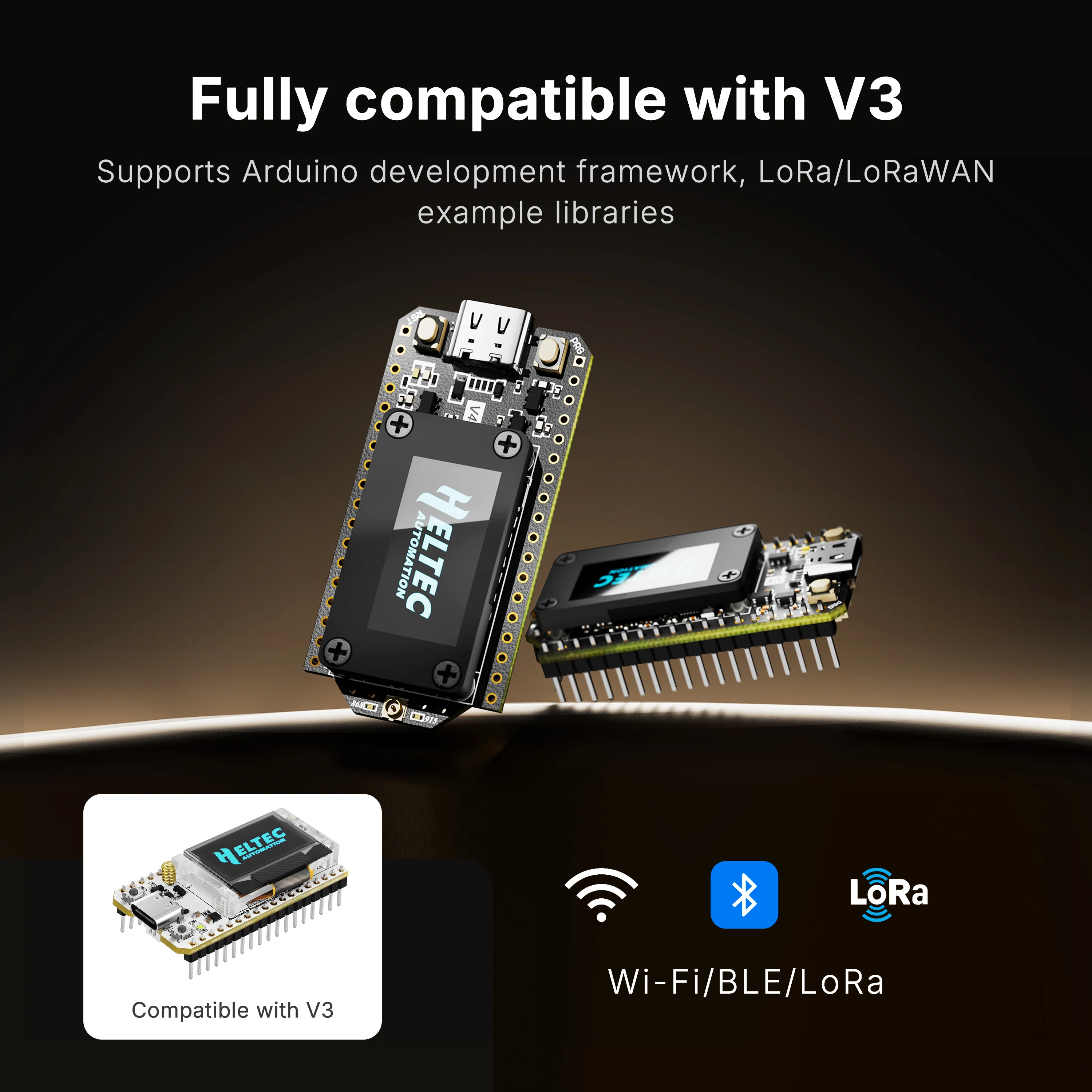 2개 ? 신제품 헬텍 로라 32 (V4) ESP32 SX1262 메스타스틱 GPS 0.96인치 OLED 태양광 전원 디브-보드 메쉬 네트워크 와이파이 로라 BLE