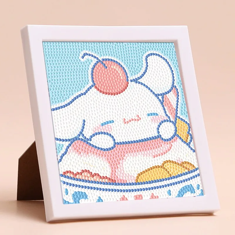 Sanrio Diamond Painting Handmade Diy Kuromi Melody Cinnamoroll Diamond  Sticker Painting Full Diamond Masonry Painting Wholesale - AliExpress