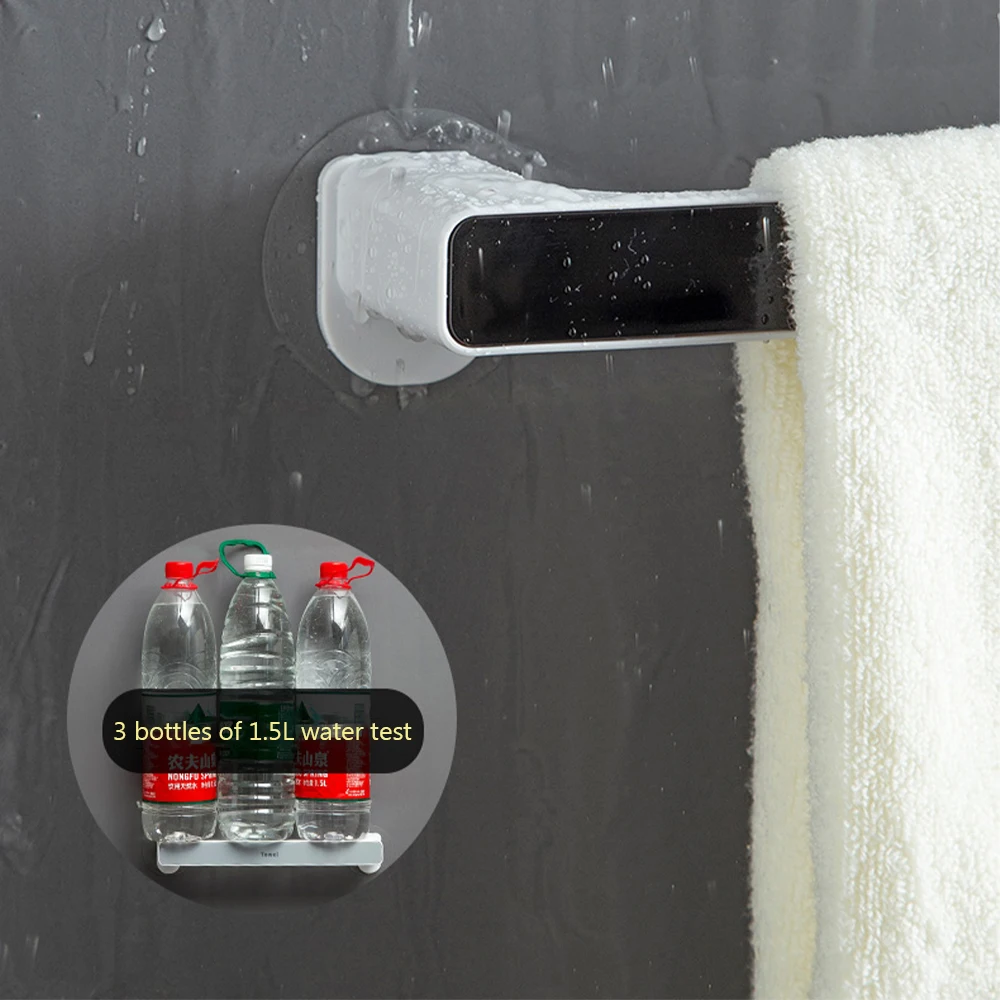Wall-Mounted Bathroom Towel Holder Self Adhesive Towel Rack Toilet Bar Hanger Kitchen Wipes Wall Hook Organizer Storage self adhesive hooks multifunctional hooks towel holder self adhesive wall hooks heavy duty hooks