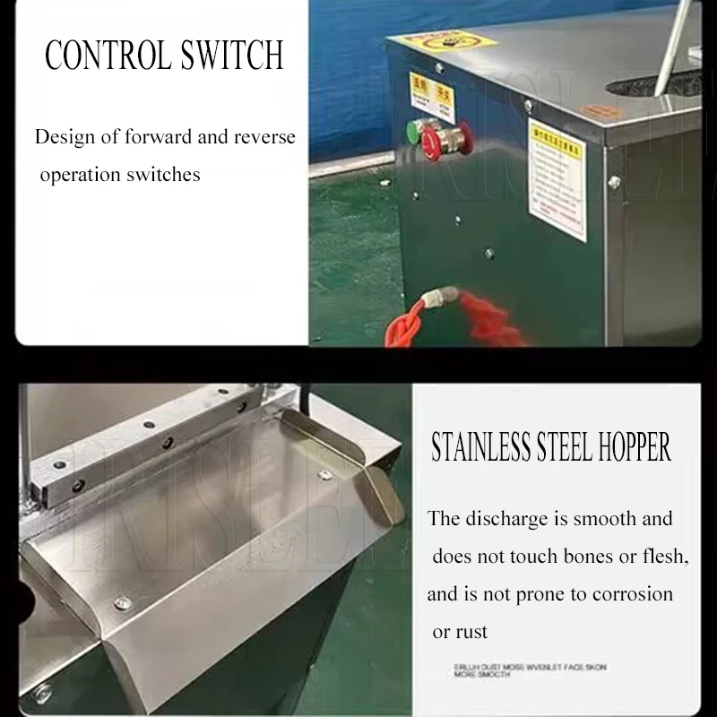 110V 220V Home Appliance Frozen Meat Bone Cutting Machine Desktop Commercial Electric Bone Sawing Machine For Cutting Bones - Image 5