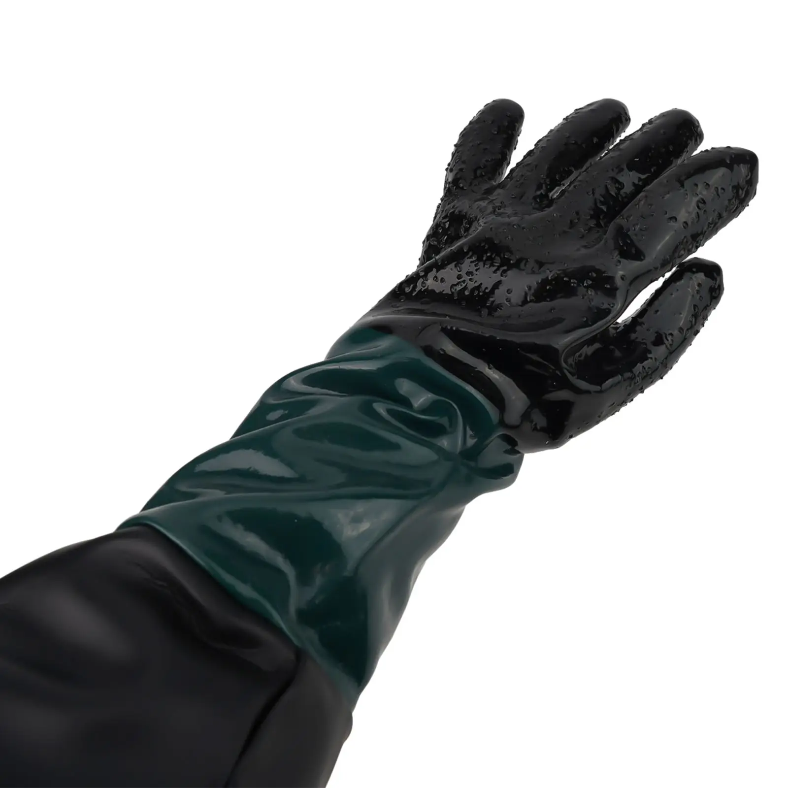 

1Pair Sand Blasting Gloves Sandblasting Gloves 23.6×11.8Inch Work Gloves For Sandblaster Sand Blast Cabinet Special Gloves