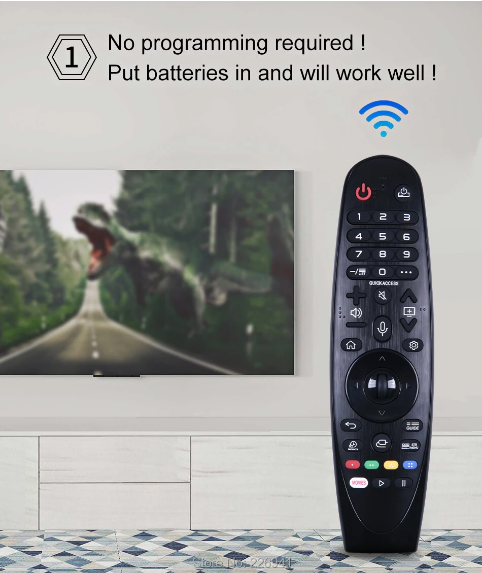 Controle remoto de voz mágica para Smart