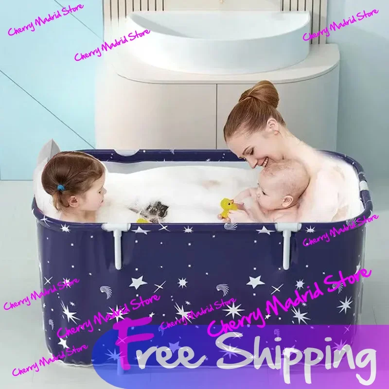 Description Picture 2 of itemPortable Folding Baby Bath Tub Hot Bathtube for Household Sweat Steaming Ice Bath Foot Spa Outdoor Camping Vehicle-mountead Pet