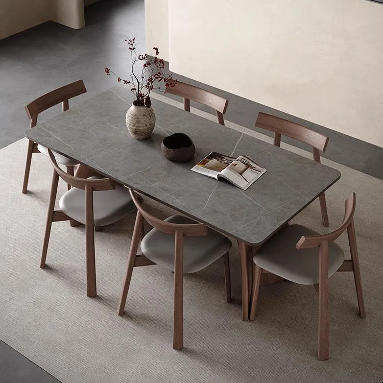 שולחן עץ מודרני איכותי לחדר אוכל רהיטי שולחן עץ