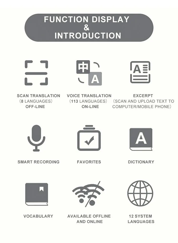 Empowering Reading Pen With Universal WiFi Translation Boosts Literacy