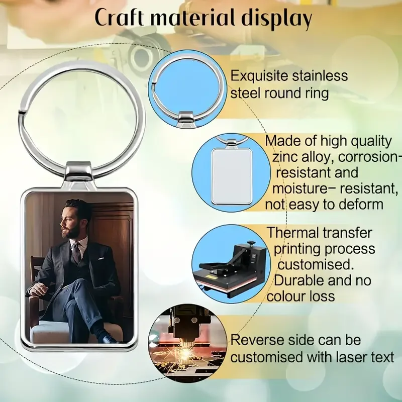 Personalized Photo Keychain: Cherished Memory Keepsake