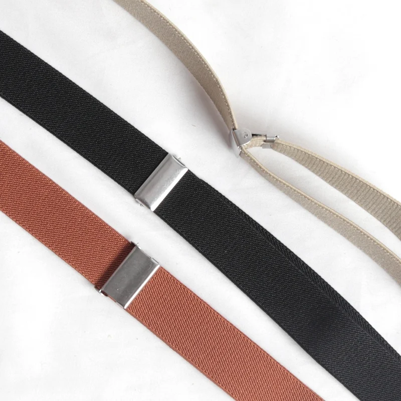 Vintage High Quality Suspenders Men Women Adult Button End Y Back Adjustable Elastic Trouser Braces Straps Belt Wedding Party