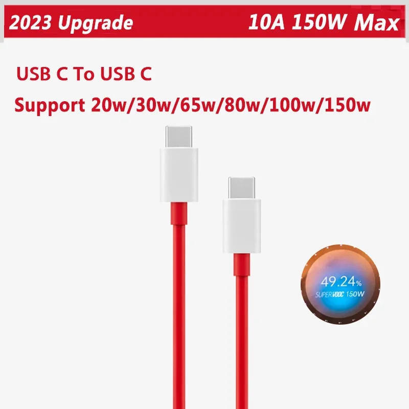 OnePlus Original Open Supervooc USB Type-C Fast Charging Cable