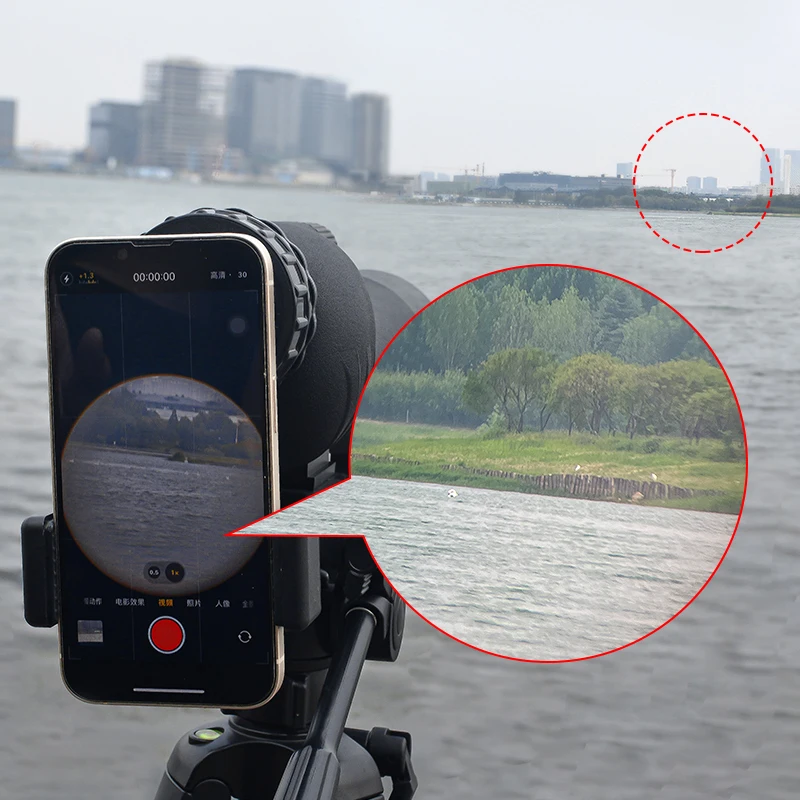 25-75x60 HD Zoom Spotting Scope Monocular Powerful Telescope Bak4 Prism For Outdoor Camping Bird Watching Shooting With Tirpod telescope binoculars spotting scope