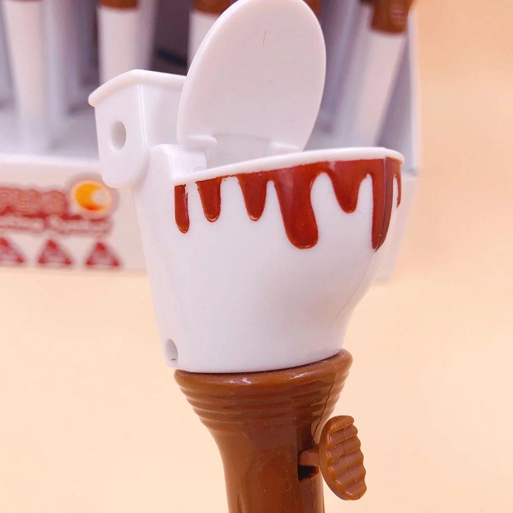 1Pc Cute Ball Pen Stationery Creative Funny Cartoon Pushable Toilet Poop Shit Stool Ballpoint Pen For School Home Office Supplie 5