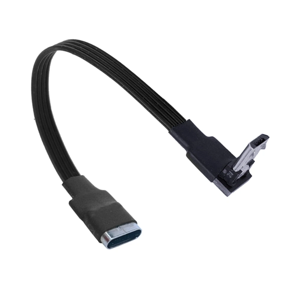 90도 각도 Type-C 암-Micro-B 마이크로 미니 Type-c 남성 USB 충전 데이터 충전기 변환기 어댑터 코드 5CM 10CM 1M
