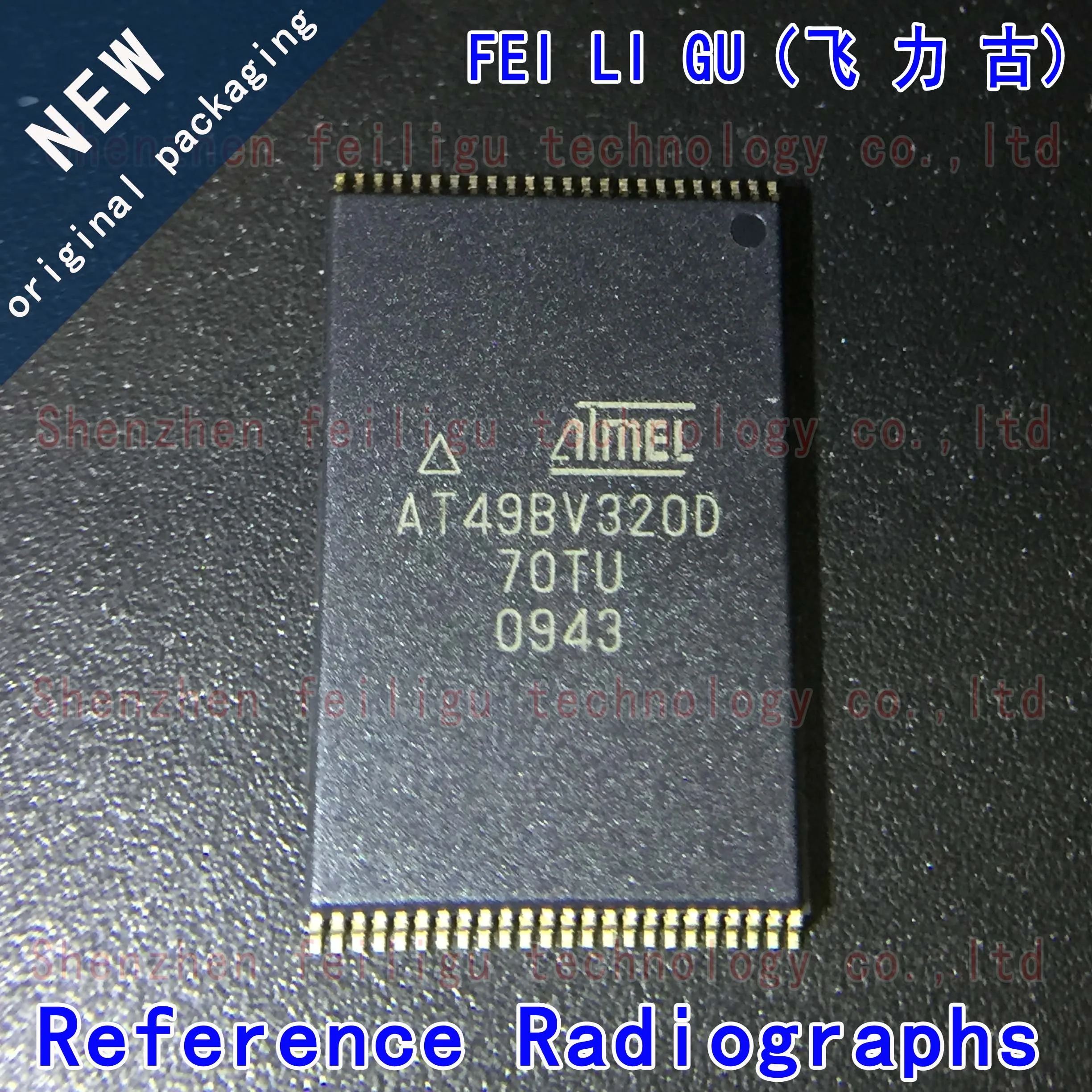 1PCS 100% New original AT49BV320D-70TU AT49BV320D package:TSOP48 32Mb flash memory chip