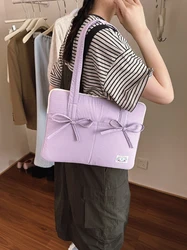 Chic Women's Laptop Sleeve Bag with Bowknot Design - 13 - 14inch (2508c - purple)