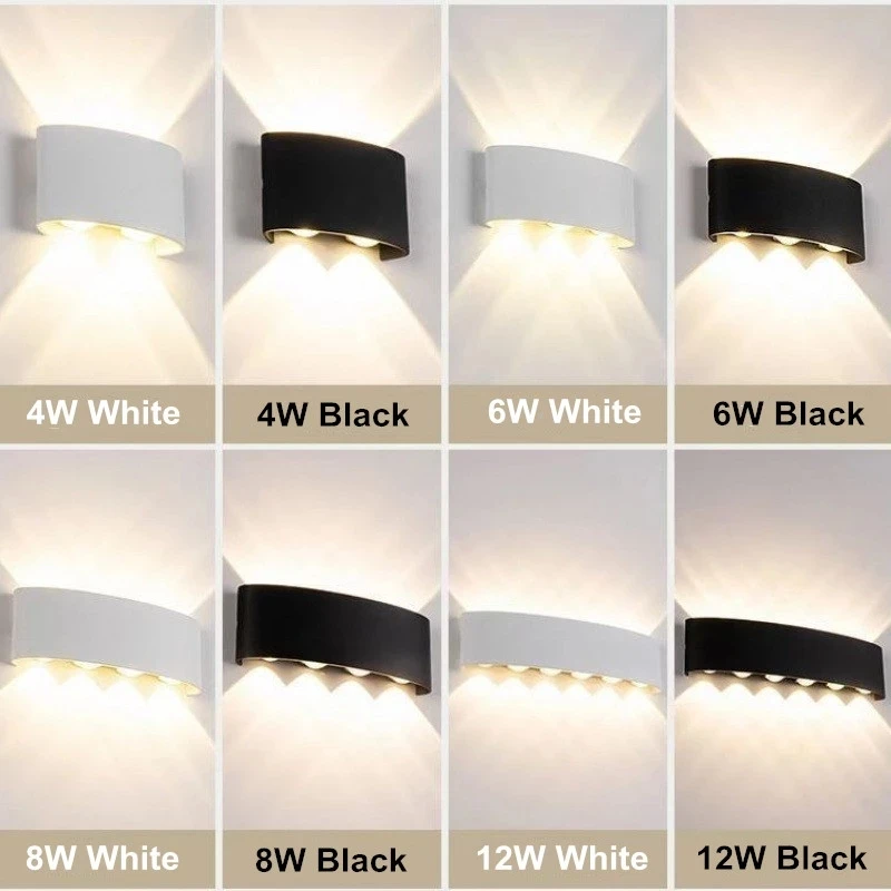 Up-and-Down-LED-Wall-Lamp-Waterproof-IP65-Aluminium-Interior-Wall-Light ...