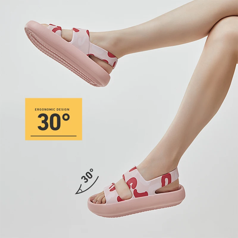 Women Sandals Summer Platform Shoes Beach Slides Slippers Outdoor EVA 4CM Thick Sole Non-slip For Women
